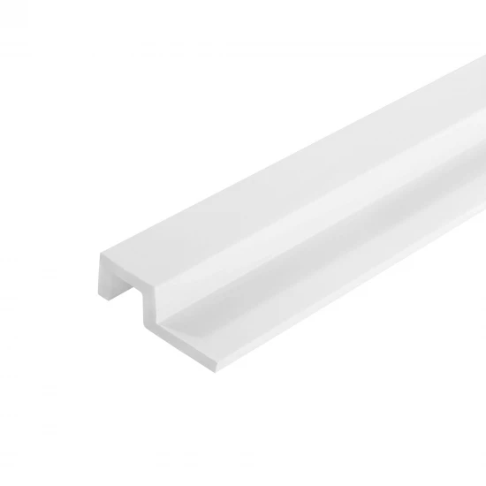 Profil Capat Dreapta Riflaj Polimer Dur 3D L0301R Lamelli Largo White Alb 2x6.2x270 cm