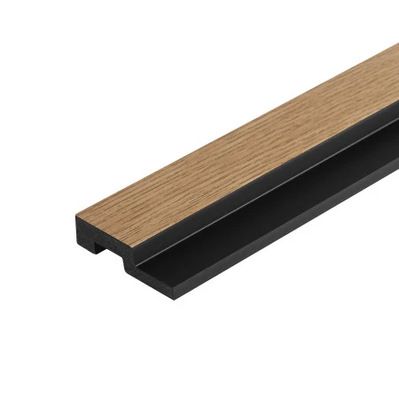 Profil Capat Dreapta Riflaj Polimer Dur 3D L0206R Lamelli Medio Classic Oak Stejar Clasic 1.2x4.5x270 cm MARDOM DECOR