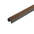 Profil Capat Stanga Riflaj Polimer Dur 3D L0304L Lamelli Largo Dark Oak Stejar Inchis 2x3.1x270 cm