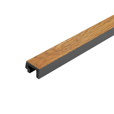Profil Capat Stanga Riflaj Polimer Dur 3D L0305LT Lamelli Largo Natural Oak Stejar Natural 2x3.1x200 cm MARDOM DECOR