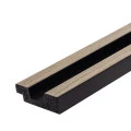 Profil Capat Stanga Riflaj Polimer Dur 3D L0103LT Lamelli Stretto Gray Oak Stejar Gri 1.2x3.6x200 cm