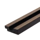 Profil Capat Stanga Riflaj Polimer Dur 3D L0104L Lamelli Stretto Dark Oak Stejar Inchis 1.2x3.6x270 cm