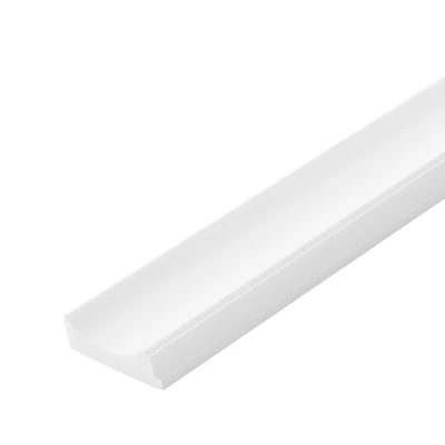 Profil Capat Dreapta Riflaj Polimer Dur WP002RP Premium Lumio Alb Satinat 270x3.1x1.15 cm MARDOM DECOR