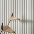 Panou Riflaj Polimer Dur 3D L0101 Lamelli Stretto Alb 1,2x12x270 cm