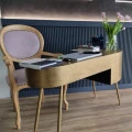 Panou Riflaj Polimer Dur 3D L0101 Lamelli Stretto Alb 1,2x12x270 cm