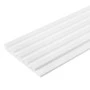 Panou Riflaj Polimer Dur 3D L0101 Lamelli Stretto Alb 1,2x12x270 cm