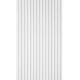 Panou Riflaj Polimer Dur 3D L0101T Lamelli Stretto White Alb 1.2x12x200 cm