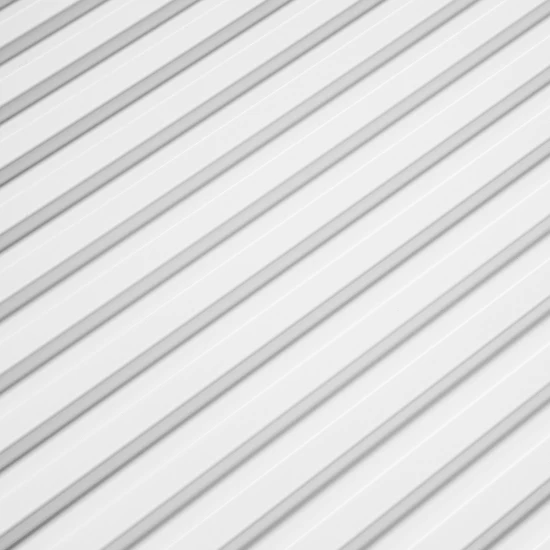 Panou Riflaj Polimer Dur 3D L0101T Lamelli Stretto White Alb 1.2x12x200 cm