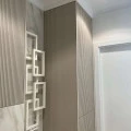 Panou Riflaj Polimer Dur 3D L0101 Lamelli Stretto Alb 1,2x12x270 cm