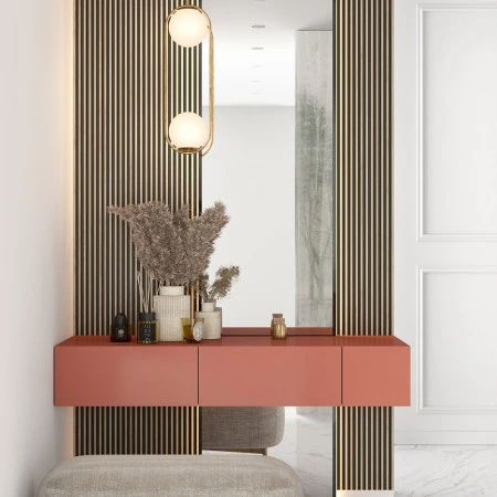 Panou Riflat Decorativ Light Oak L0102, realizat din polimer rigid PolyForce, rezistent la zgârieturi și umiditate, perfect pentru interioare moderne.