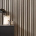 Panou Riflaj Polimer Dur 3D L0102T Lamelli Stretto Light Oak Stejar Deschis 1.2x12x200 cm