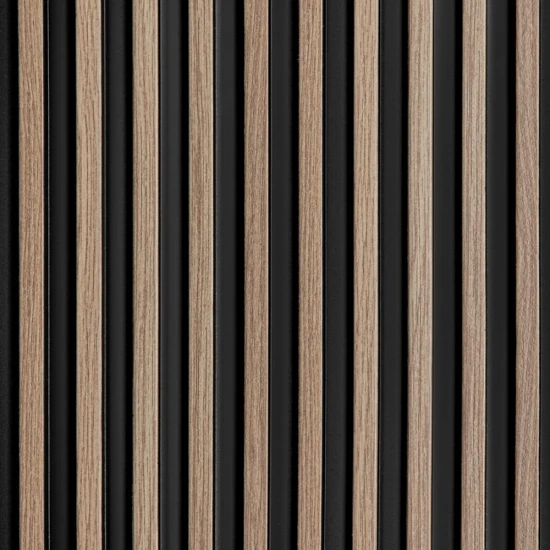 Panou riflat 3D oak gray L0103 270 x 12 x 1.2 cm polimer rigid