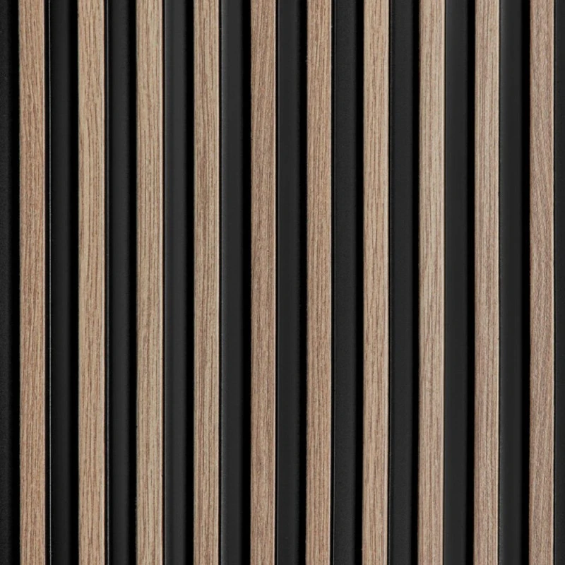 Panou Riflaj Polimer Dur 3D L0103T Lamelli Stretto Gray Oak Stejar Gri 1.2x12x200 cm