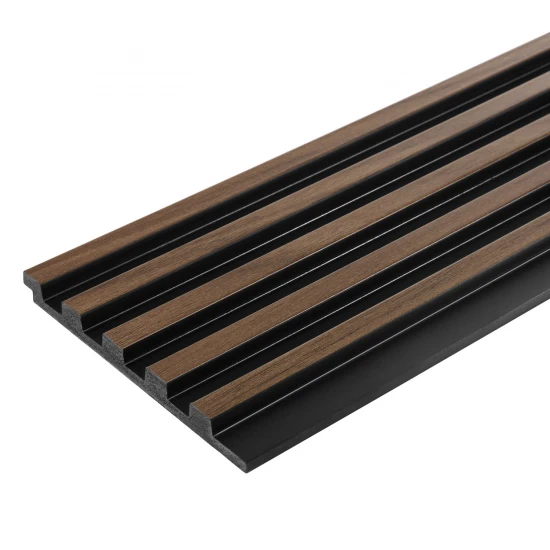 Panou Riflaj 3D Dark Oak L0104 (270x12x1,2 cm) Polimer Rigid