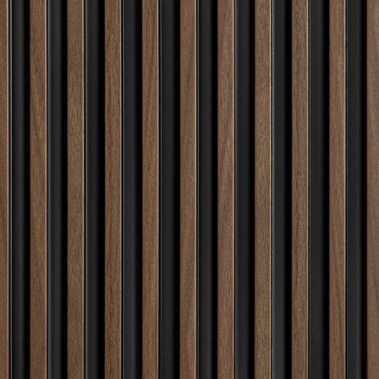 Panou Riflaj 3D Dark Oak L0104 (270x12x1,2 cm) Polimer Rigid