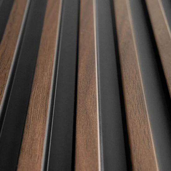 Panou Riflaj 3D Dark Oak L0104 (270x12x1,2 cm) Polimer Rigid