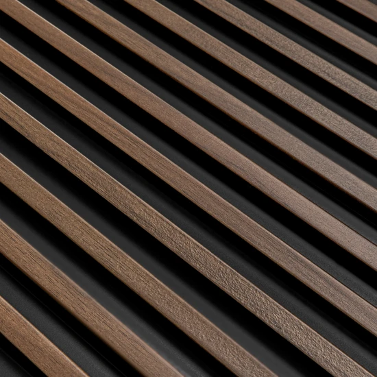 Panou Riflaj 3D Dark Oak L0104 (270x12x1,2 cm) Polimer Rigid