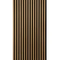 Panou Riflaj Polimer Dur 3D L0105T Lamelli Stretto Natural Oak Stejar Natural 1.2x12x200 cm