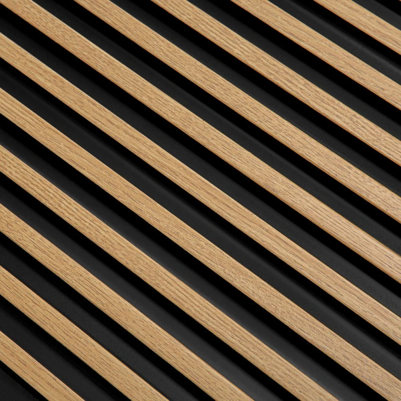 Panou Riflaj Polimer Dur 3D L0105T Lamelli Stretto Natural Oak Stejar Natural 1.2x12x200 cm