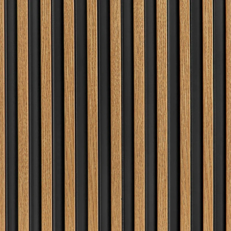 Panou Riflaj Polimer Dur 3D L0105T Lamelli Stretto Natural Oak Stejar Natural 1.2x12x200 cm