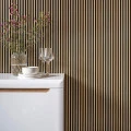 Panou Riflaj Polimer Dur 3D L0105T Lamelli Stretto Natural Oak Stejar Natural 1.2x12x200 cm