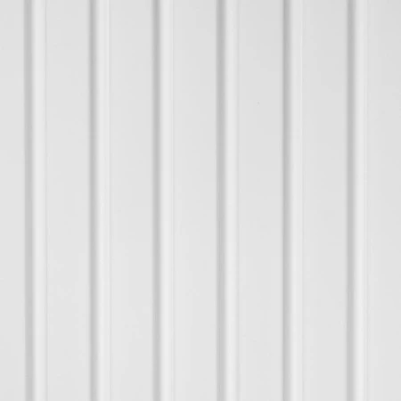 Panou Riflaj Polimer Dur 3D L0201TP Premium Lamelli Medio Alb Satinat 1.2x12.1x200 cm