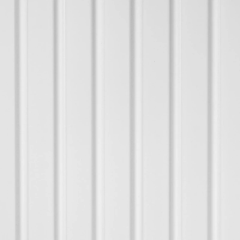 Panou Riflat Alb White L0201 (270x12,1x1,2 cm) – Polimer Rigid
