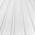 Panou Riflat Alb White L0201 (270x12,1x1,2 cm) – Polimer Rigid