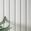 Panou Riflat Alb White L0201 (270x12,1x1,2 cm) – Polimer Rigid