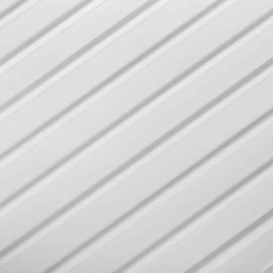 Panou Riflaj Polimer Dur 3D L0201T Lamelli Medio White Alb 1.2x12.1x200 cm