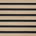 Panou Riflaj Polimer Dur 3D L0202T Lamelli Medio Light Oak Stejar Deschis 1.2x12.1x200 cm