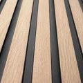 Panou Riflaj Polimer Dur 3D L0202T Lamelli Medio Light Oak Stejar Deschis 1.2x12.1x200 cm