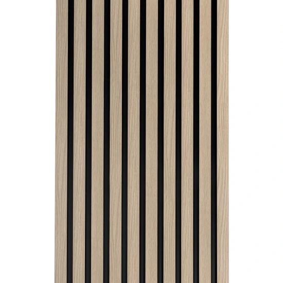 Panou Decorativ Riflat Light Oak L0202 (270x12,1x1,2 cm) – Polimer Rigid