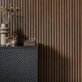 Panou Decorativ Riflat Dark Oak L0204 (270x12,1x1,2 cm) Polimer Rigid