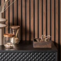 Panou Decorativ Riflat Dark Oak L0204 (270x12,1x1,2 cm) Polimer Rigid