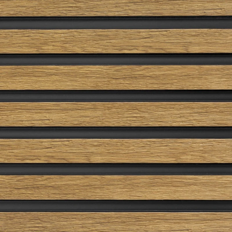 Panou Riflat Decorativ Natural Oak L0205 (270x12,1x1,2 cm) Polimer Rigid