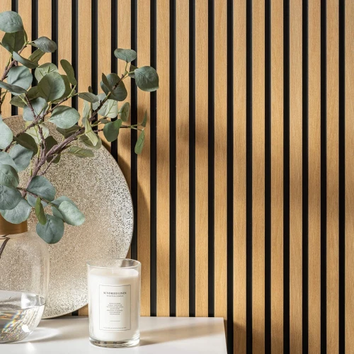 Panou Riflat Decorativ Natural Oak L0205 (270x12,1x1,2 cm) Polimer Rigid