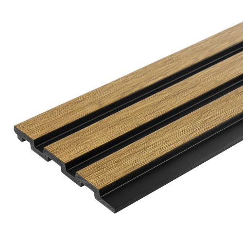 Panou Riflat Decorativ Natural Oak L0205 (270x12,1x1,2 cm) Polimer Rigid