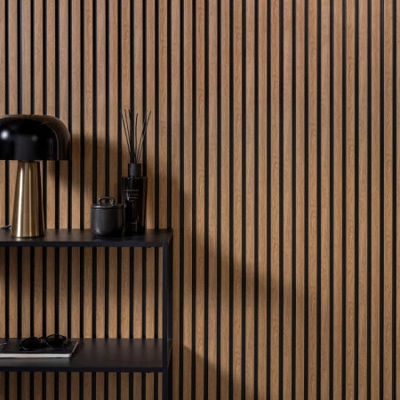 Panou Riflaj Polimer Dur 3D L0206T Lamelli Medio Classic Oak stejar clasic 1.2x12.1x200 cm MARDOM DECOR