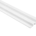 Panou Riflaj Polimer Dur 3D L0301P Premium Lamelli Largo Alb Satinat 2x11.5x270 cm