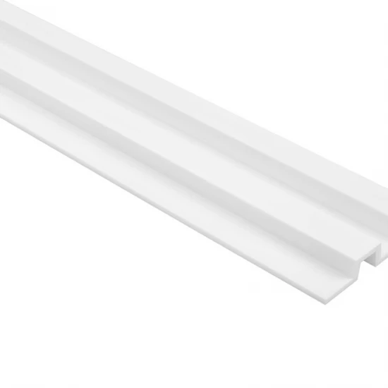 Panou Riflaj Polimer Dur 3D L0301P Premium Lamelli Largo Alb Satinat 2x11.5x270 cm