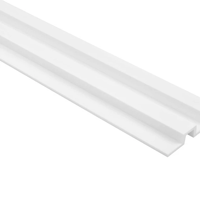 Panou Riflaj Polimer Dur 3D L0301P Premium Lamelli Largo Alb Satinat 2x11.5x270 cm