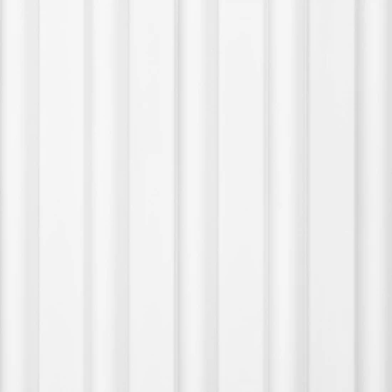 Panou Riflaj Polimer Dur 3D L0301P Premium Lamelli Largo Alb Satinat 2x11.5x270 cm