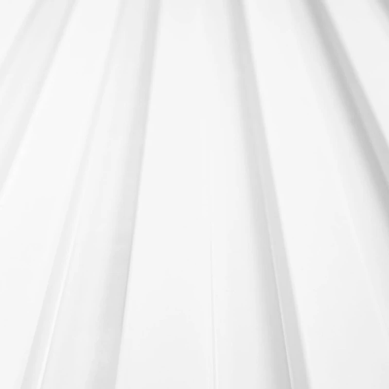 Riflaj Decorativ Alb L0301 White – Polimer Dur (270x11,5x2 cm)