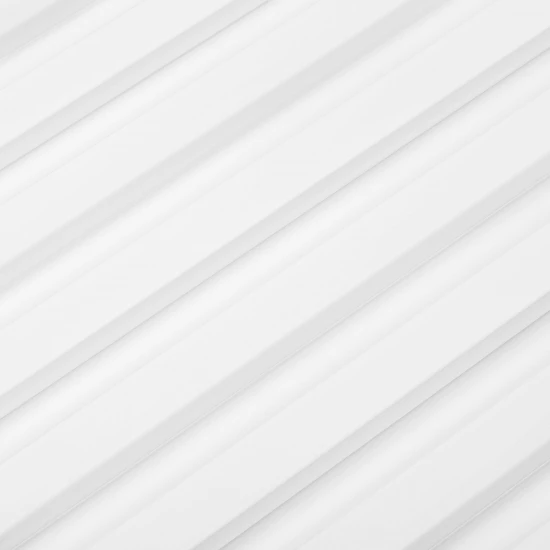 Panou Riflaj Polimer Dur 3D L0301T Lamelli Largo White Alb 2x11.5x200 cm