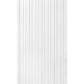 Riflaj Decorativ Alb L0301 White – Polimer Dur (270x11,5x2 cm)