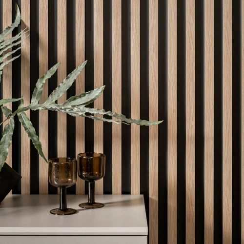 Panou Riflaj Polimer Dur L0303 (270x11,5x2 cm) – Stejar Gri & Efect 3D