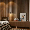 Panou Riflaj Polimer Dur 3D L0306T Lamelli Largo Classic Oak Stejar Clasic 2x11.5x200 cm