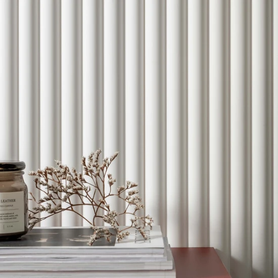 Panou Riflaj Polimer Dur WP001 Duna Alb 270x24.7 cm Panou Riflaj Polimer Dur WP001 Duna Alb 270x24.7 cm