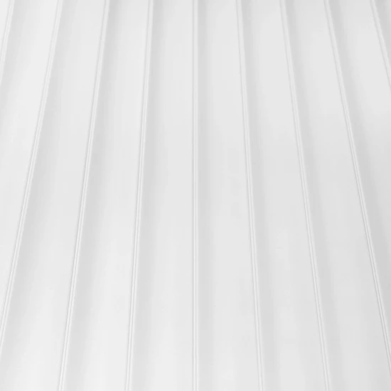 Panou Riflaj 3D Polimer Dur WP002TP Premium Lumio Alb Satinat 200x24.7x1.15 cm